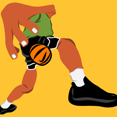 Dribble, dunk, dominate! basketball design graphic design illustration