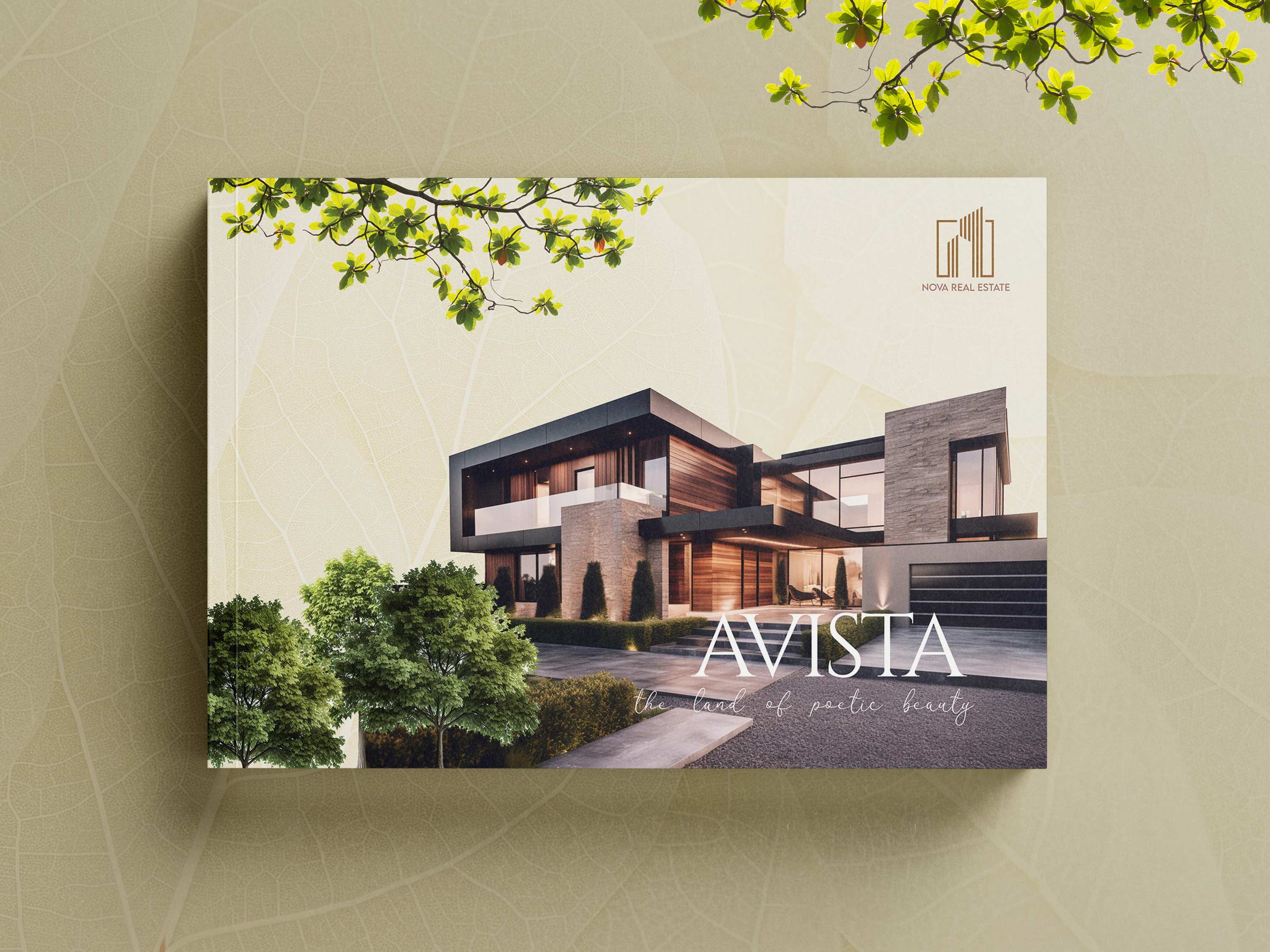 Example of Minimal Real Estate Brochure Desing 