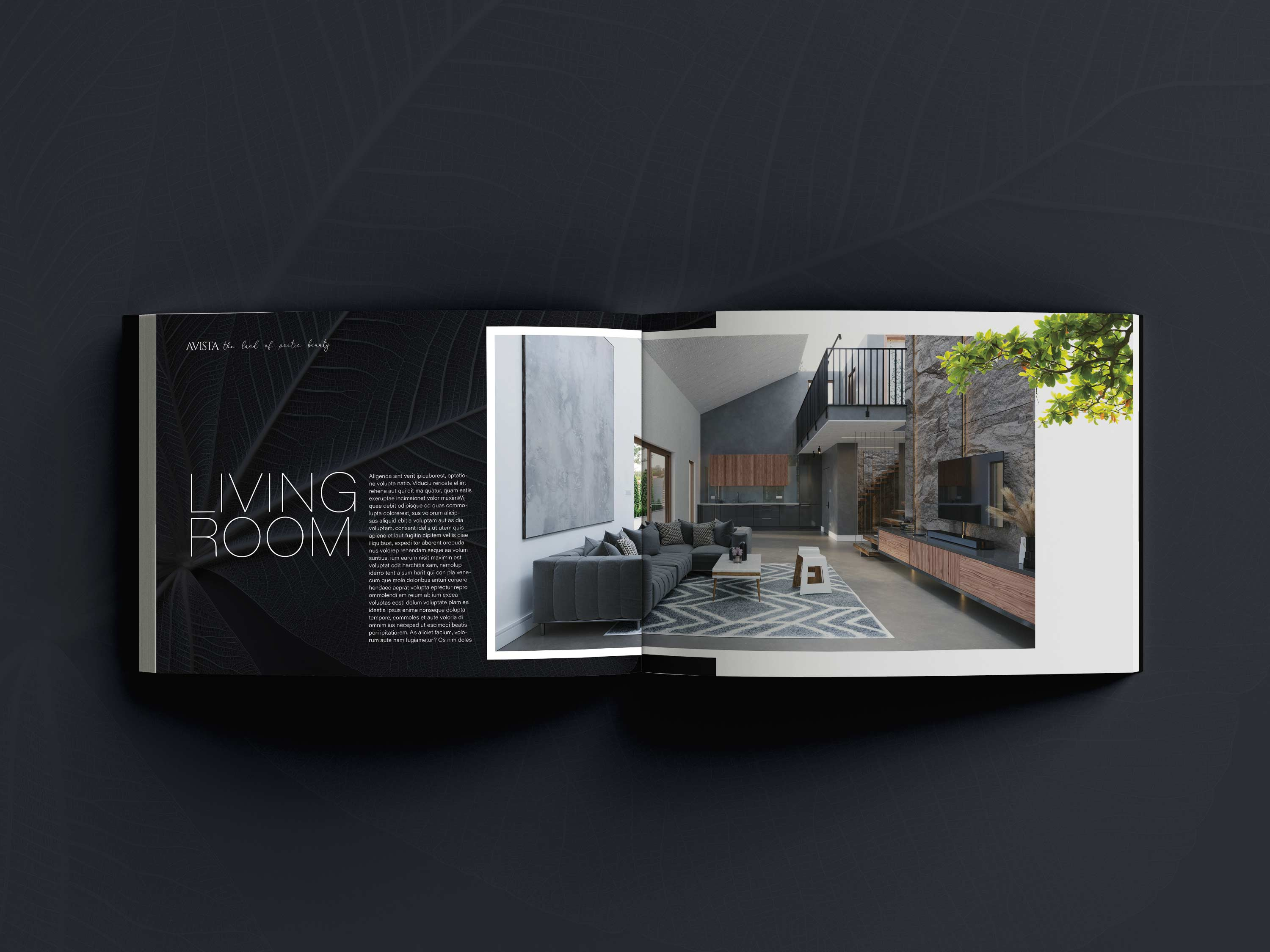 Example of Minimal Real Estate Brochure Desing 