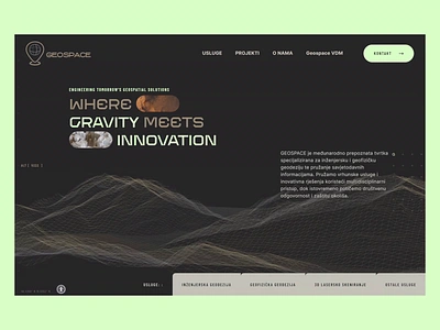 Geospace Website 3d animations expand menu geospace motion graphics ui ux ux ui website website desing website development