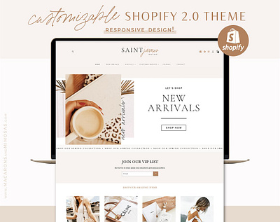 Shopify Theme Neutral Beige