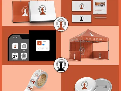 Ejal Clothing Logo Brand Identity branding design graphic design logo design vector