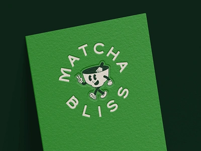 Logo Design & Visual Identity for Matcha Bliss / matcha brand brand design brand identity design branding bulgaria logo design mascot logo matcha matcha brand matcha logo matcha mascot packaging design packaging design matcha pattern design pattern matcha visual identity бранд българия лого