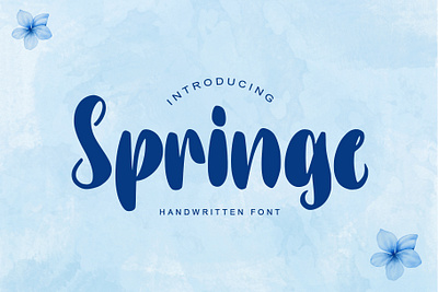 Springe lettering