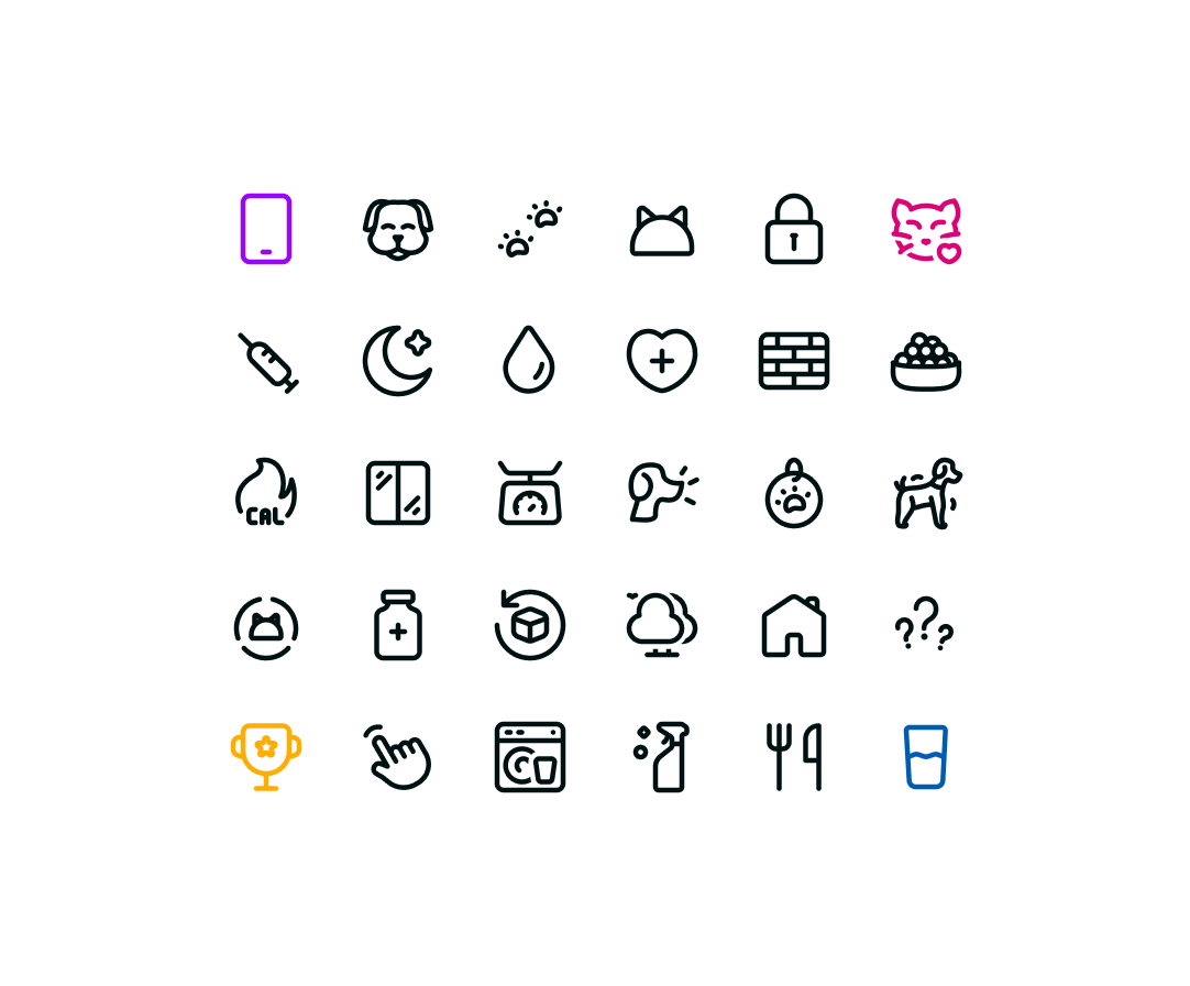Example of User Interface Icons