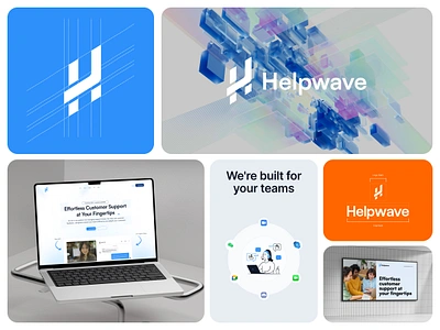 Helpwave Branding branding h logo helpwave logo logo design product ui ux web