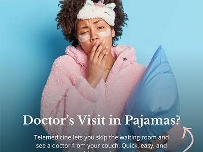 Telemedicine Social Media Poster Design design graphic design