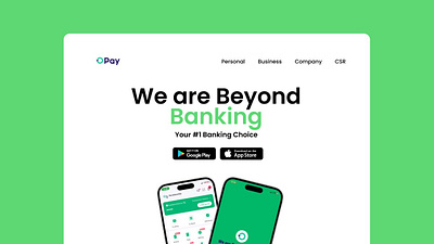 Opay Landing Page Redesign