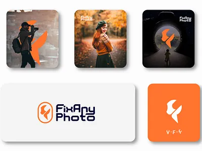 Photo Editing Services brand logo brand design brand identity branding edit service editing graphic design logo logo design photo photo editing