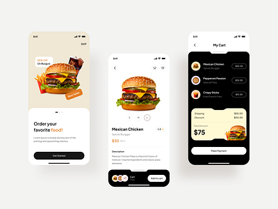 Kulfi - Food App UI 2024 ui app design branding cool design dashboard design design design trends desine system ecommerce food app food application food ui graphic design illustration logo minimal app desig mobile app design mobile design ui website