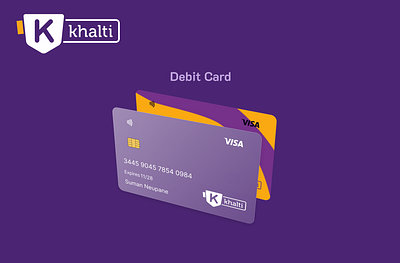 Khati Debit Card ( Imagination) branding ui