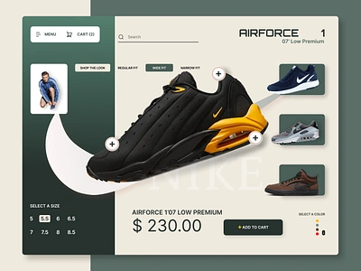 Sleek E-commerce Shoe Store App UI Design for Enhanced Shopping app interface clean ui e commerce ui fashion store ui footwear store interactive design minimalist ui mobile shopping modern ui design nike inspired design online store design product detail page product display product page shoes app design shopping app sneaker store ui inspiration ux design visual design