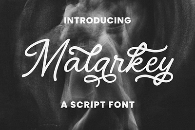 Malarkey a Script Font cursive fonts handwriting fonts lettering fonts logo fonts retro fonts signature fonts vintage fonts wedding fonts