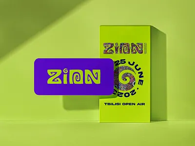 ZION Garden - Music Festival Branding branding festival graphic design logo music psychedelic