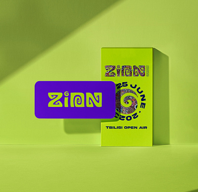 ZION Garden - Music Festival Branding branding festival graphic design logo music psychedelic