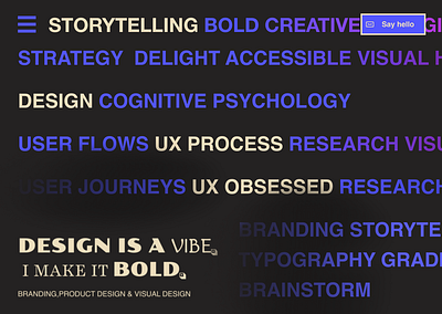 Typo Vibes design typography ux