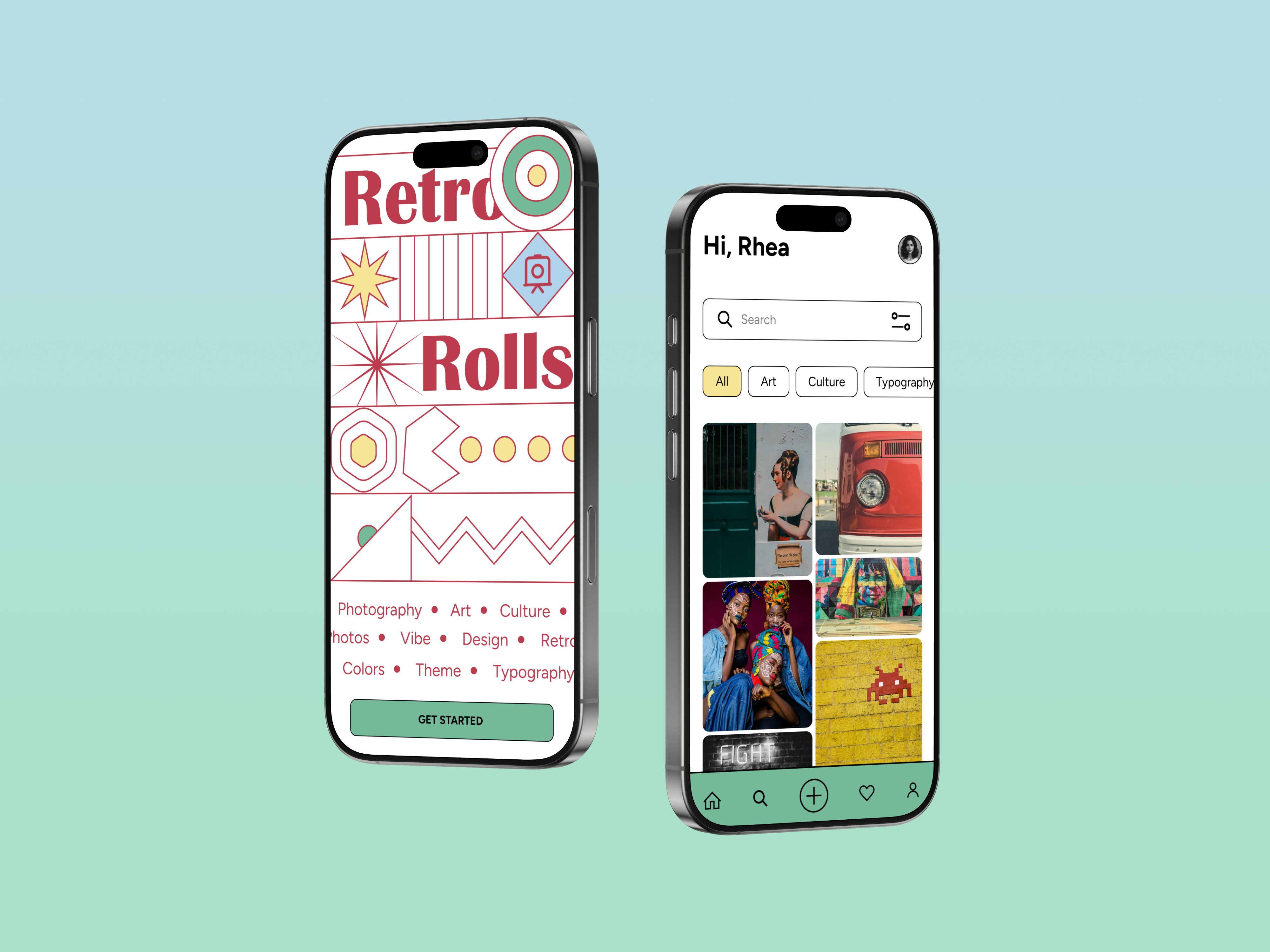Retro Rolls - Retro theme Image Gallery