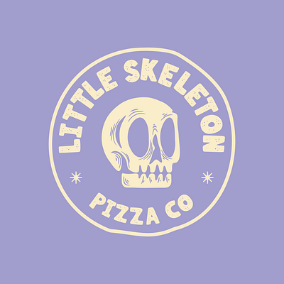 Little Skeleton Pizza Co - Brand Identity brand design brand identity branding design graphic design icon illustration logo logos