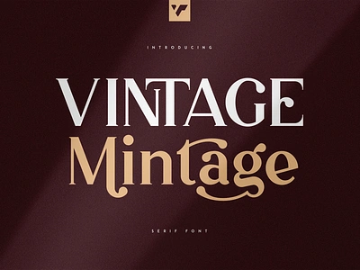 Vintage Mintage.Free Font 70s 80s chic classy creative cyrillic fashion header modern old fashion retro serif vintage wedding