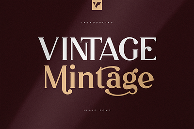 Vintage Mintage.Free Font 70s 80s chic classy creative cyrillic fashion header modern old fashion retro serif vintage wedding