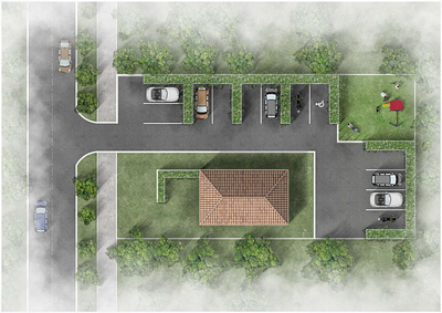 Site plan Design_36 2d rendering archiminy architecture illustration landscape rendering site plan analysis visualization