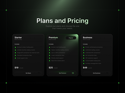 Pricing modals app app design bento brand button dark mode design figma gradient identity modals pricing product product design ui ui design ui ux uiux ux design web design