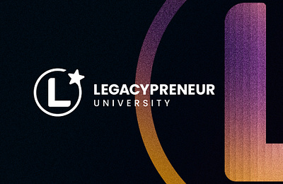 Legacypreneur agency logo ai ai agency brand design brand identity branding graphic design illustrator logo logo and branding logo design logomark typography visual identity