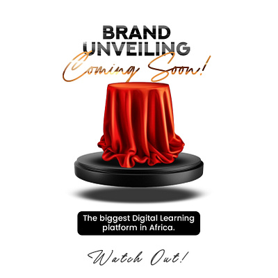 BRAND UNVEILING FLYER graphic design