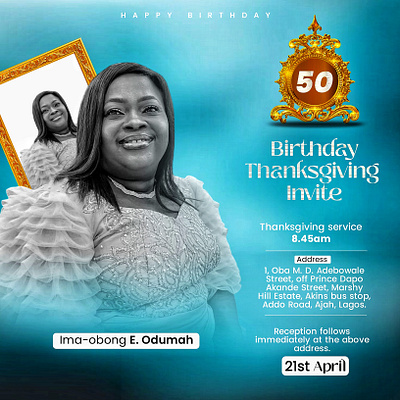 BIRTHDAY FLYERS graphic design