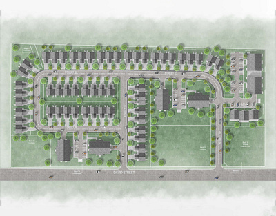 Site Plan Design_46 2d rendering archiminy architecture illustration landscape real estate rendering site plan analysis visualization