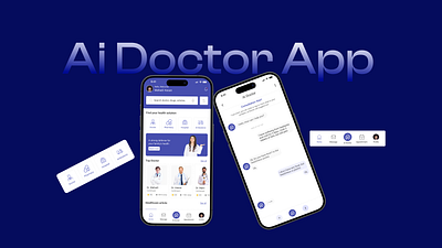 Ai doctor app design ai ai doctor app ui ux