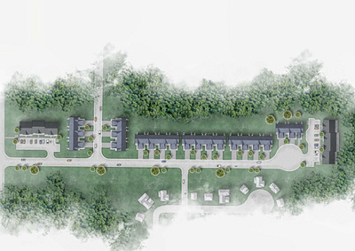 Site Plan Design_47 2d rendering archiminy architecture illustration landscape real estate rendering site plan analysis visualization