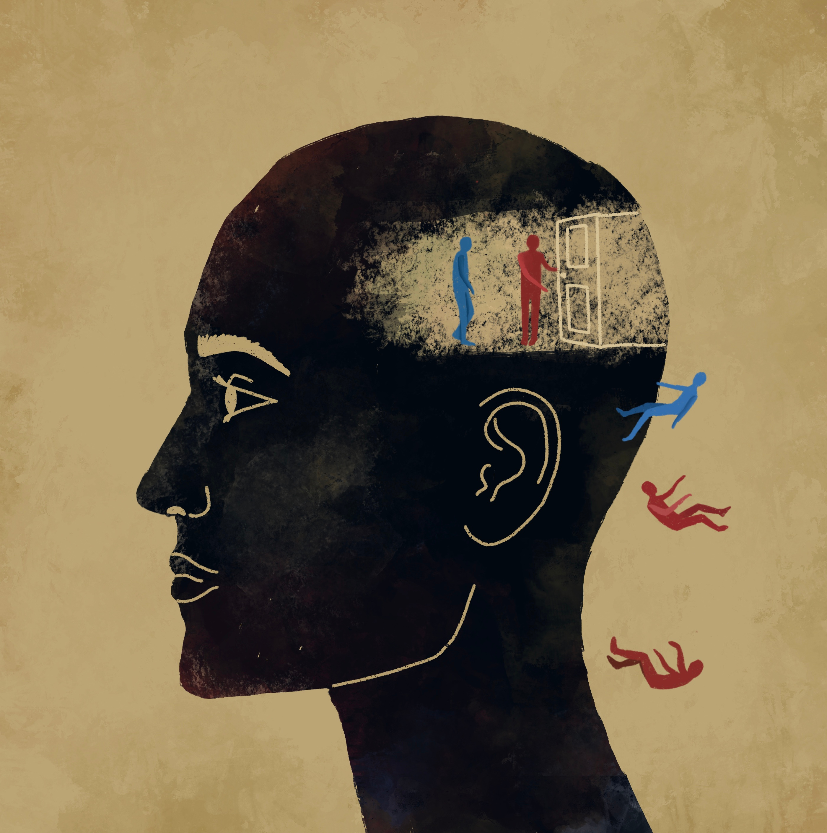 Liberation adobe photoshop book conceptual design editorial freedom graphic human illustration magazine mental health psychology