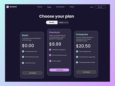 Pricing Page pricing page