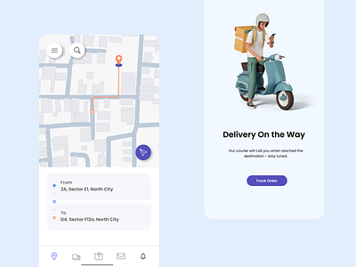 Delivery map