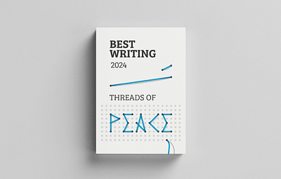 THREADS OF PEACE - BOOK book book cover book design book layout concept cover cover design design print