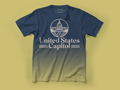 United States Capitol Illustration For T-Shirt adobe illustrator branding capitol illustration creativeprocess custom t shirts design process graphic design graphicdesign iconic landmarks illustration lineart logo design logodesign t shirt design tshirtdesign united states capitol unitedstatescapitol