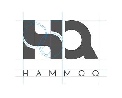 Logotype Ligature HAMMOQ design graphic design ligature logo vector