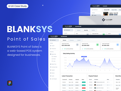 Point of Sales Web App - UI UX Design Case Study accounting casestudy cashier desktop desktop app figma point of sales pointofsales retail ui uiux ux web app