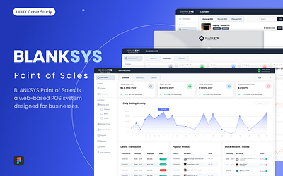 Point of Sales Web App - UI UX Design Case Study accounting casestudy cashier desktop desktop app figma point of sales pointofsales retail ui uiux ux web app