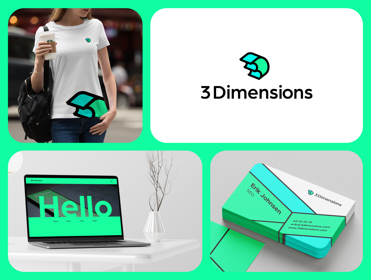 Logo for 3Dimensions branding design designstudio graphic design graphicdesign icon logo logodesign multiverse