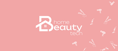 Онлайн магазин товарів для дому Home and Beauty Tech branding graphic design logo