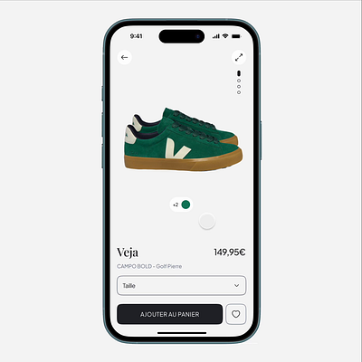 Sneakers - Color Selection animation clean color mobile mobile app product design selection sneakers ui user interface ux