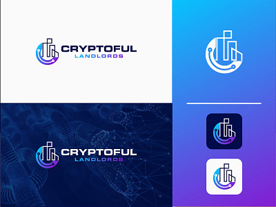 CRYPTOFUL TECH LOGO DESIGN brand identity brand logo branding branding design business logo crypto logo design flat graphic design illustration logos minimal logo modern logo professional logo tech logo technology logo