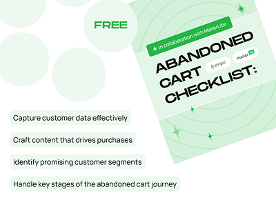 Abandoned cart email checklist abandoned cart email email email builder email campaign email design email marketing email newsletter email templates email tips newsletter stripo email ui ux