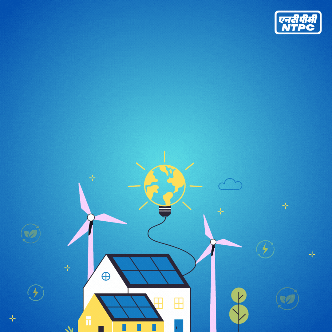 Renewable Energy Day GIF animation design gif graphic design icons motion graphics nehadeeva renewable energy social media post vector