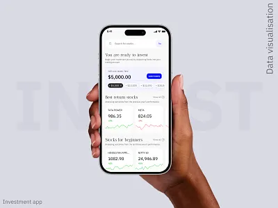 Easy Investment data visual design product design ui user experience visualisation