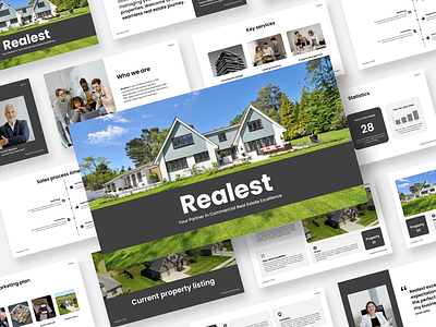 Realest - Real Estate listing deck apple keynote canva deck google slides investor deck pitch deck powerpoint powerpoint presentation powerpoint template ppt presentation presentation design presentation template real estate real estate investor deck