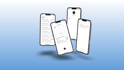 Calendar App UI Design calendar design figma mobile app mobile ui ui uiux