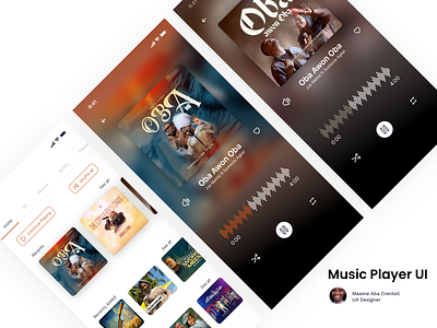 Musi Player UI app design figma graphic design music player ui ui ux